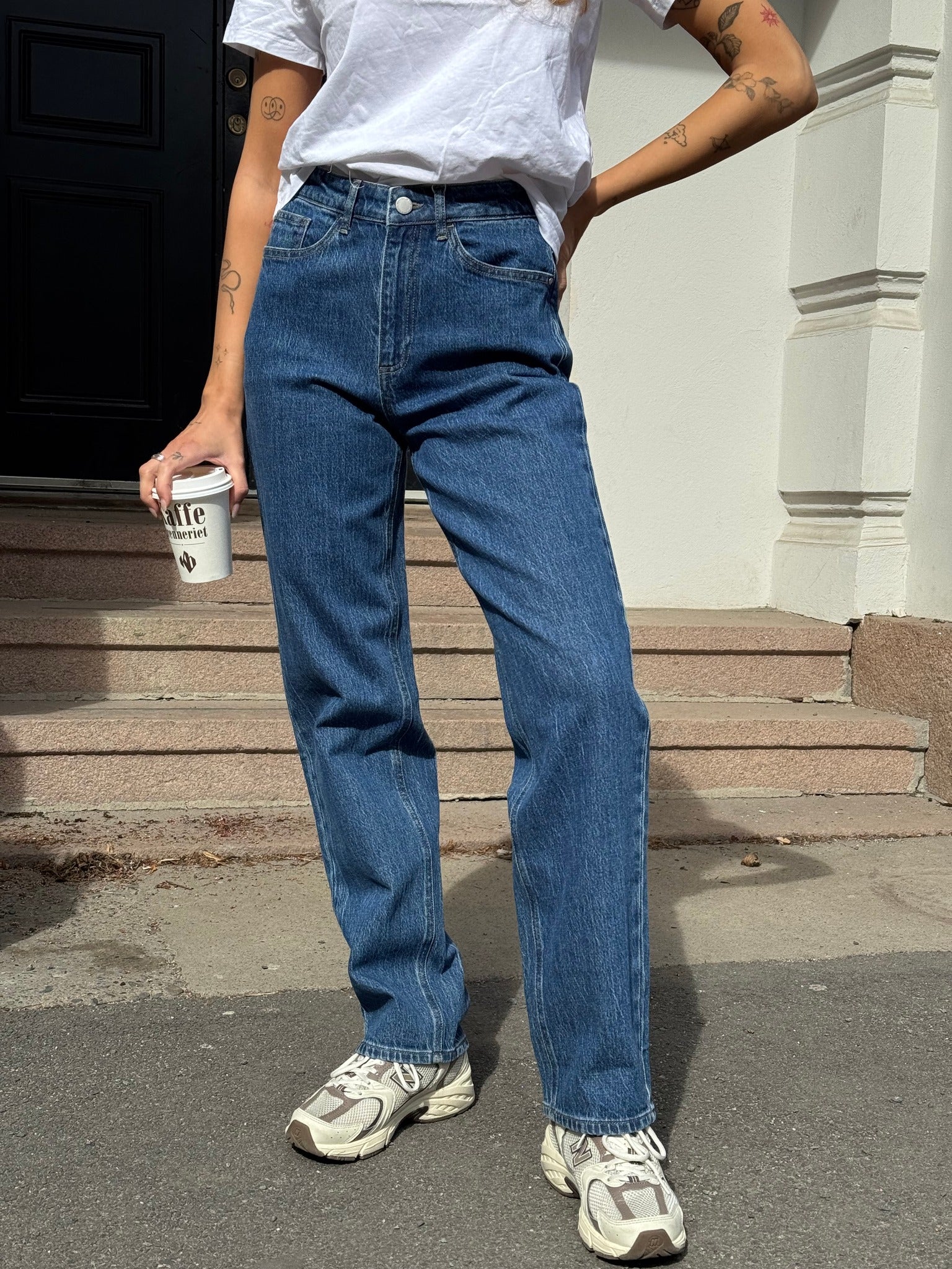 VIKELLY Jeans - Medium Blue Denim